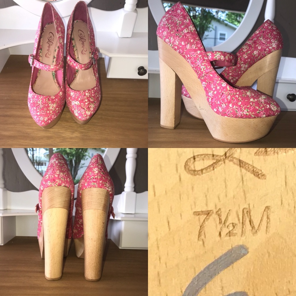 Floral heels